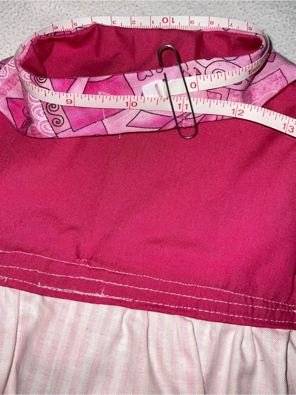 Gorgeous Boutique Custom Made Bella Pink Breast Cancer Dog Jumpsuit